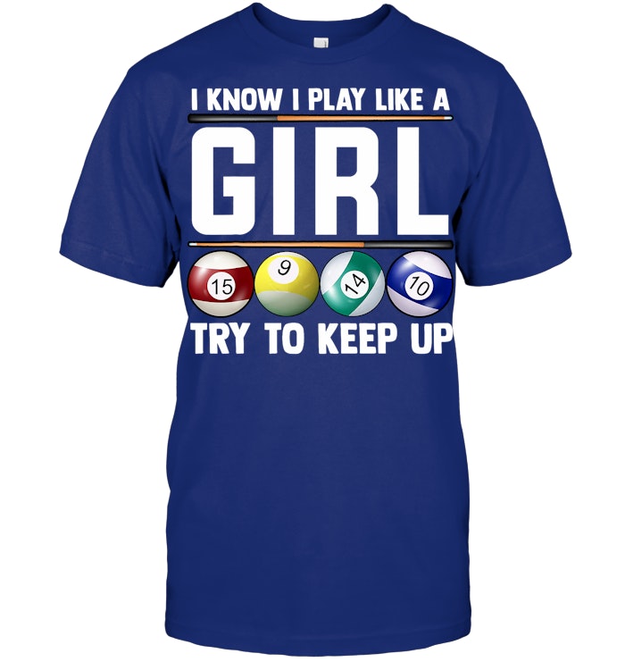 Cool Billiards Shirt for Women 8 Ball Pool Player Tee