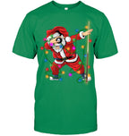 Dabbing Santa Pool Billiards Shirt - Funny Christmas Billiard Tee
