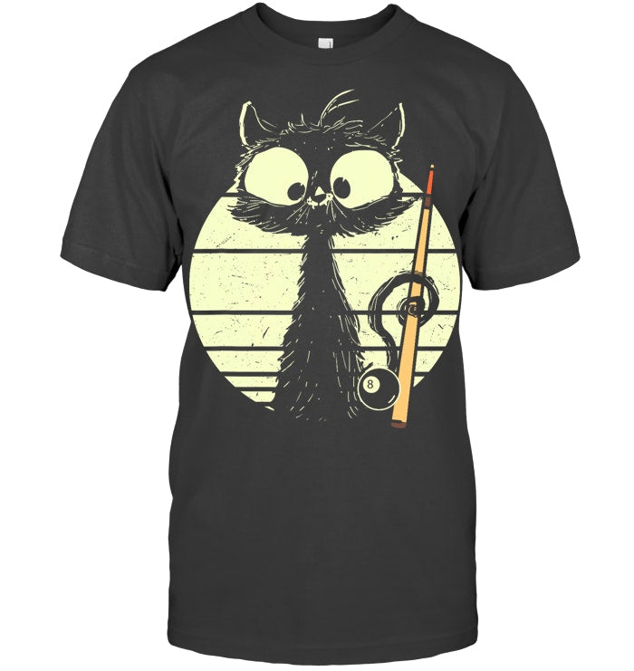 Cat With Billiard Pool Snooker Billiard Ball Cute Cat