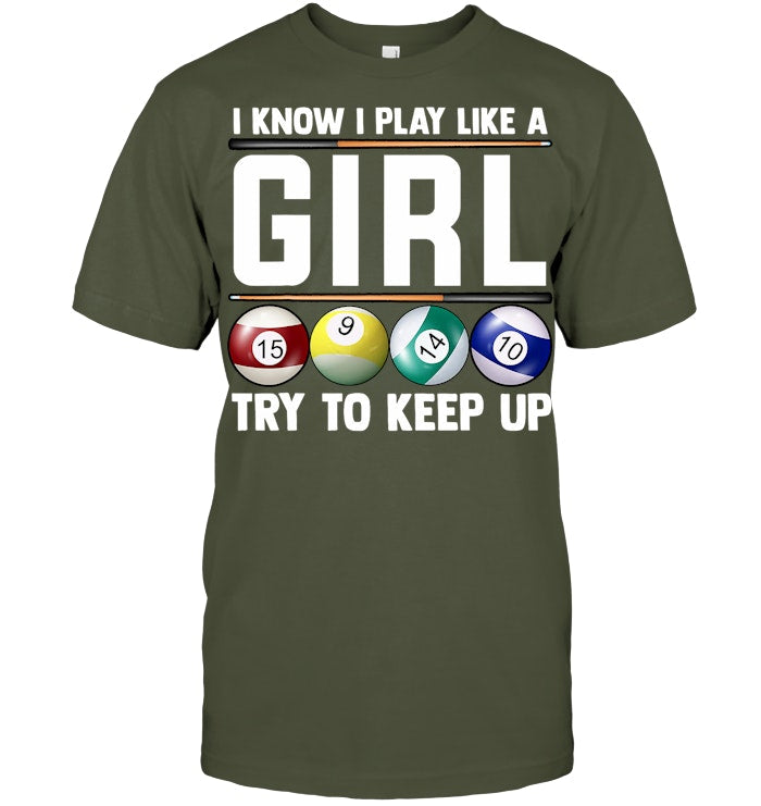 Cool Billiards Art For Women Girl Pool Player 8 Ball Snooker