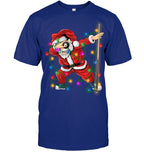 Dabbing Santa Pool Billiards Shirt - Funny Christmas Billiard Tee