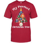 Billiard Ball Xmas Tree Shirt | Funny Pool Billiards Christmas Tee