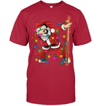 Dabbing Santa Pool Billiards Shirt - Funny Christmas Billiard Tee