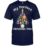 Billiard Ball Xmas Tree Shirt | Funny Pool Billiards Christmas Tee