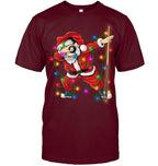 Dabbing Santa Pool Billiards Shirt - Funny Christmas Billiard Tee