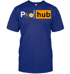Funny Billiards Game Pool Hub Billiard Balls Cue Stick T Shirt