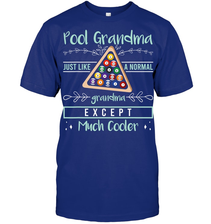Pool Grandma Shirt Mothers Day Billiards Tee for Women