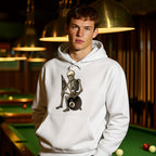 "Wait for Your Shot" Grim Reaper Pool Hoodie
