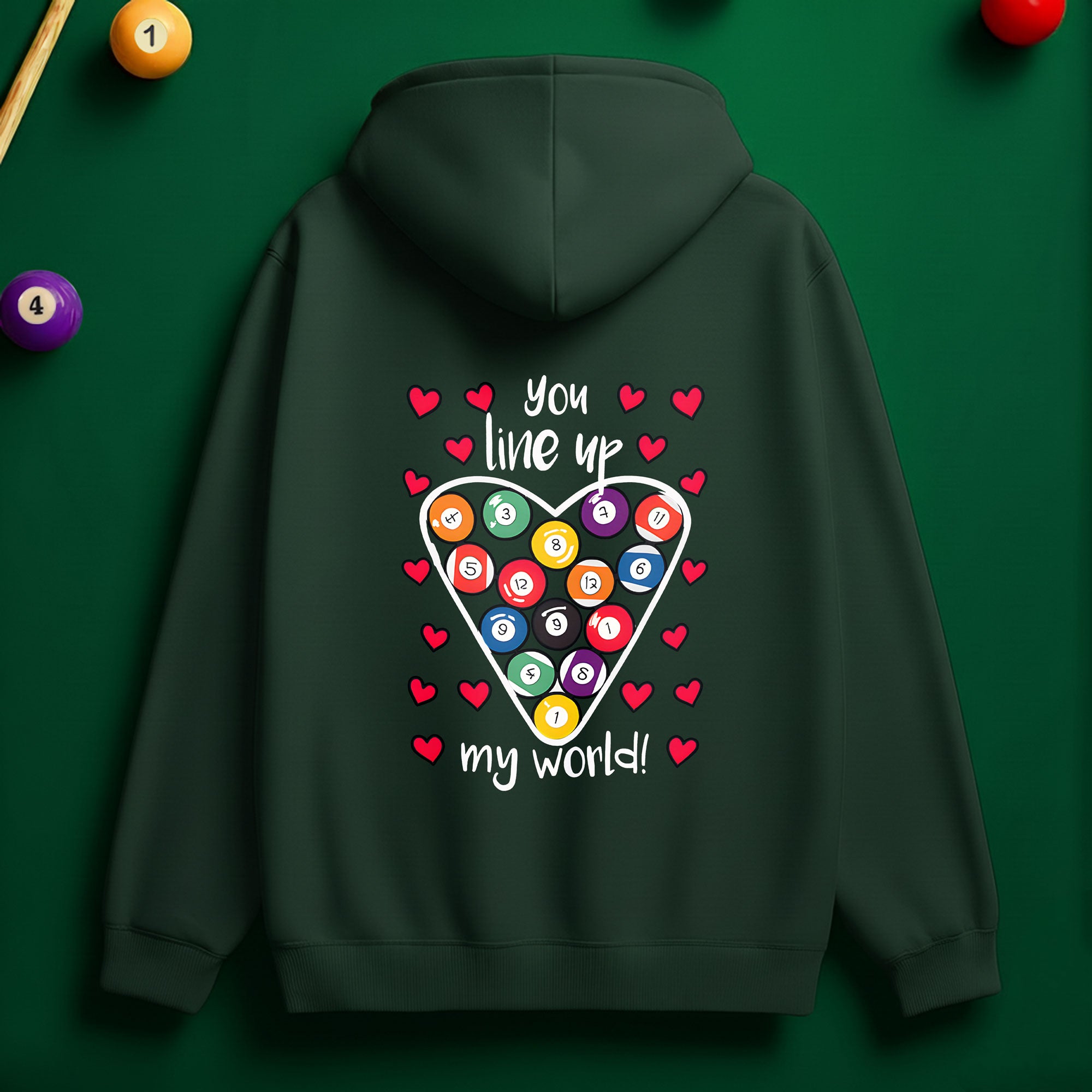 You Line Up My Life Hoodie – Perfect Gift for Pool Lovers