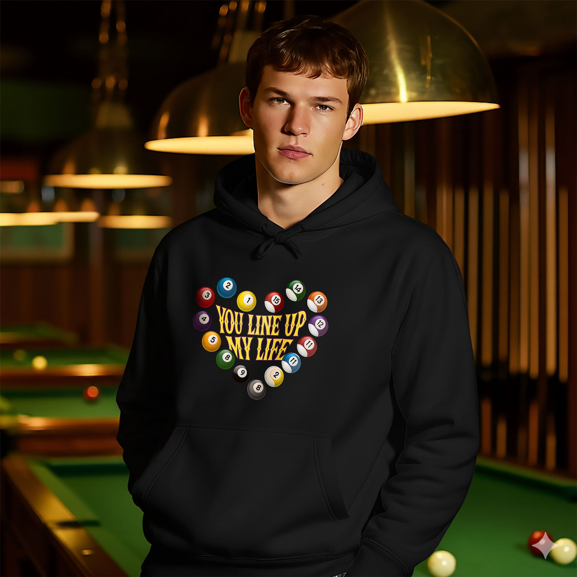 You Line Up My Life Hoodie – Perfect Gift for Pool Lovers