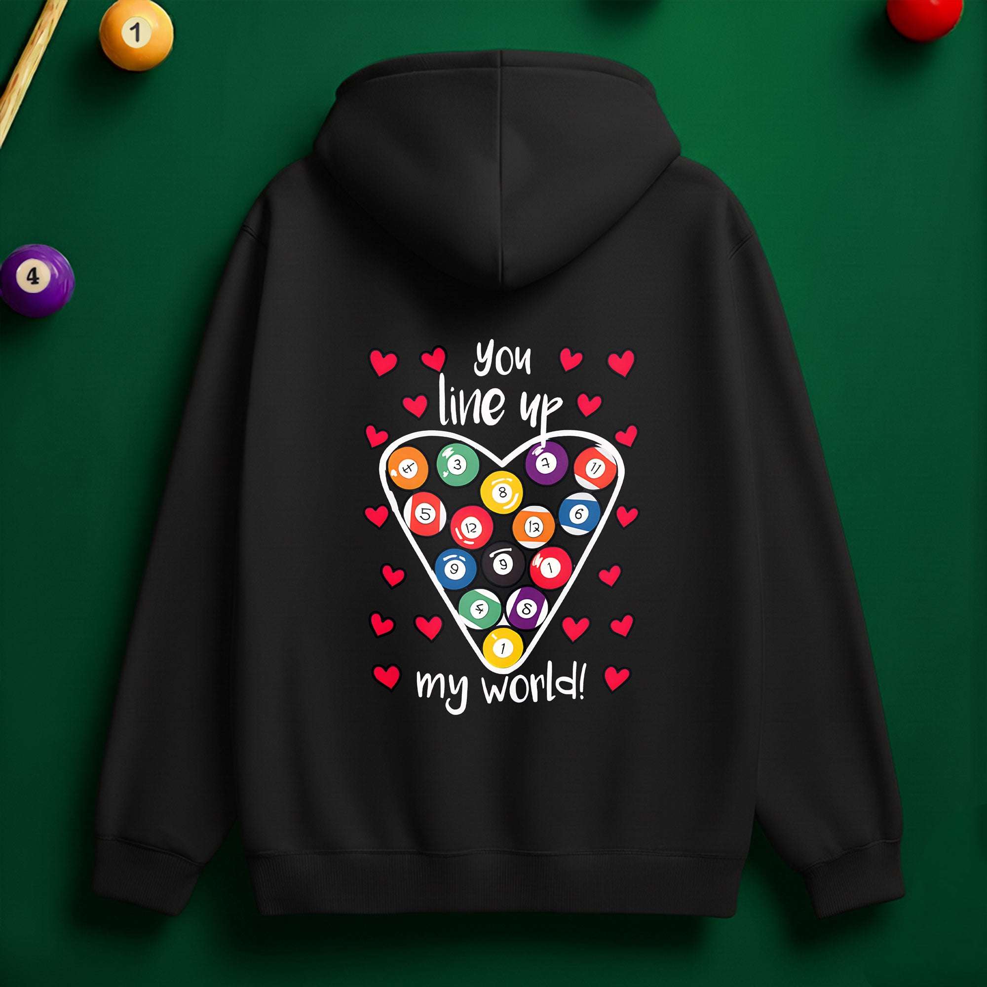 You Line Up My Life Hoodie – Perfect Gift for Pool Lovers