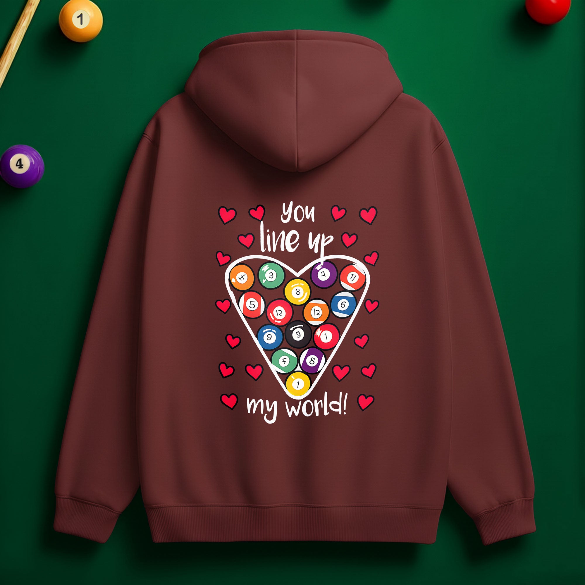 You Line Up My Life Hoodie – Perfect Gift for Pool Lovers
