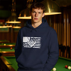 Billiards & USA Flag Hoodie