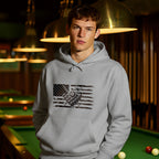Billiards & USA Flag Hoodie