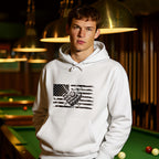 Billiards & USA Flag Hoodie