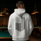 Billiards & USA Flag Hoodie
