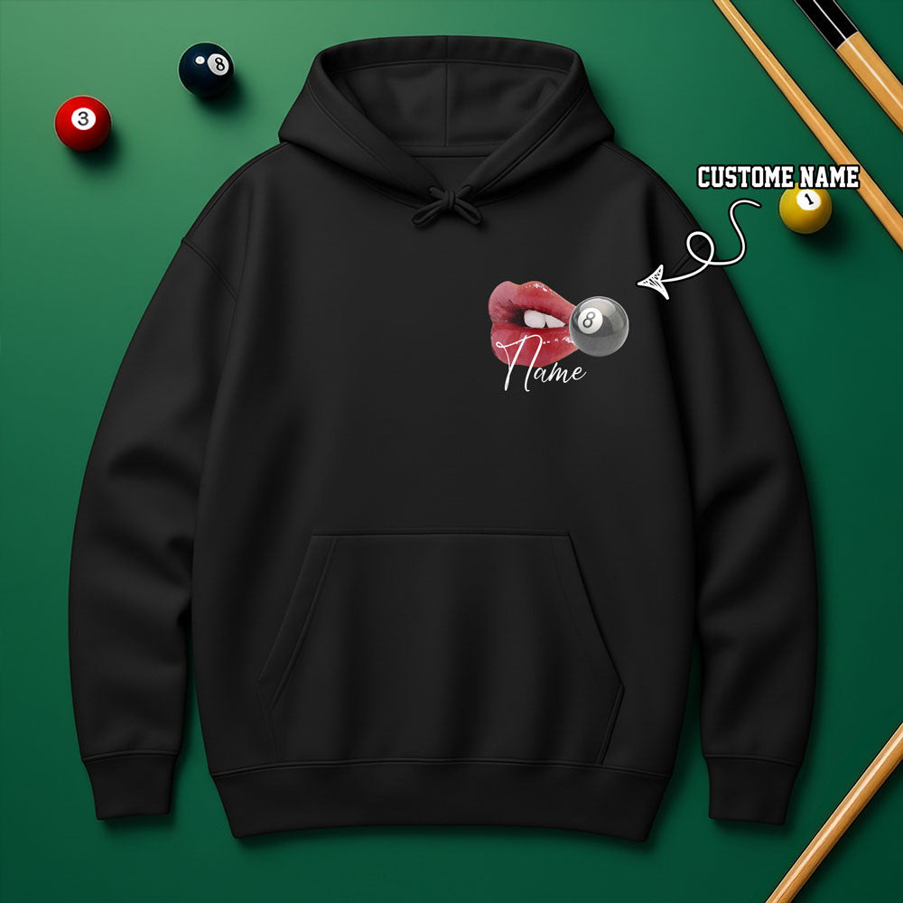Custom Team Name Lip Lock 8-Ball Hoodie