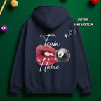 Custom Team Name Lip Lock 8-Ball Hoodie