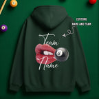 Custom Team Name Lip Lock 8-Ball Hoodie