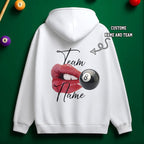 Custom Team Name Lip Lock 8-Ball Hoodie