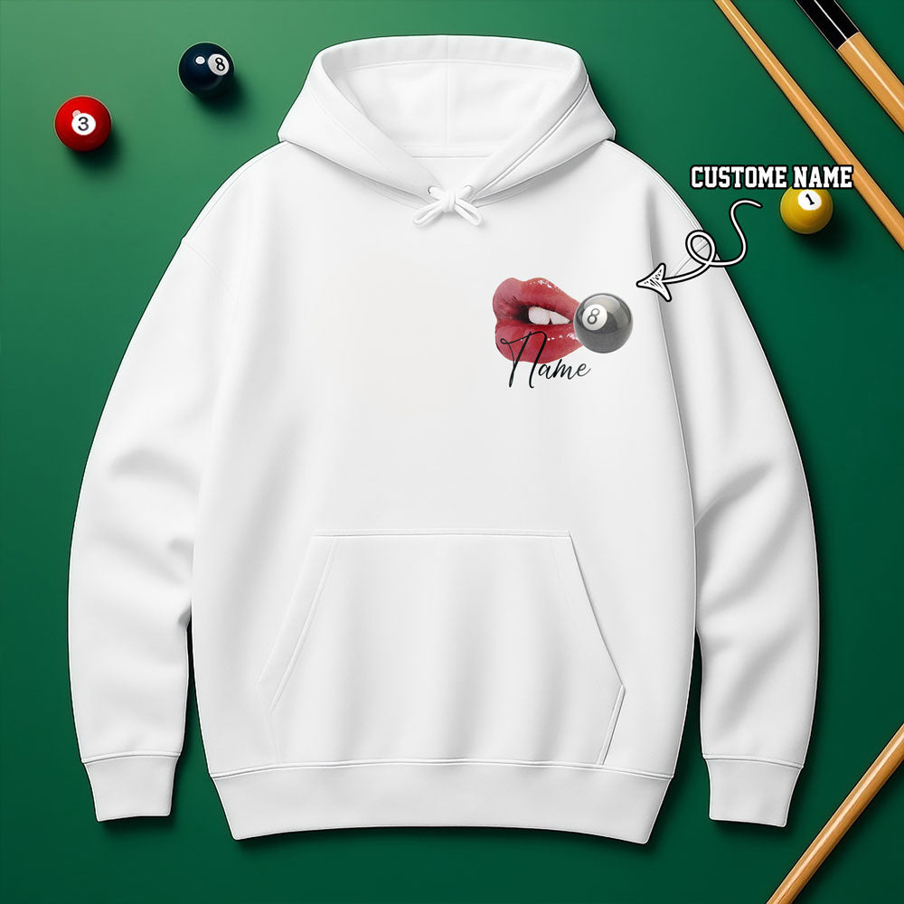 Custom Team Name Lip Lock 8-Ball Hoodie