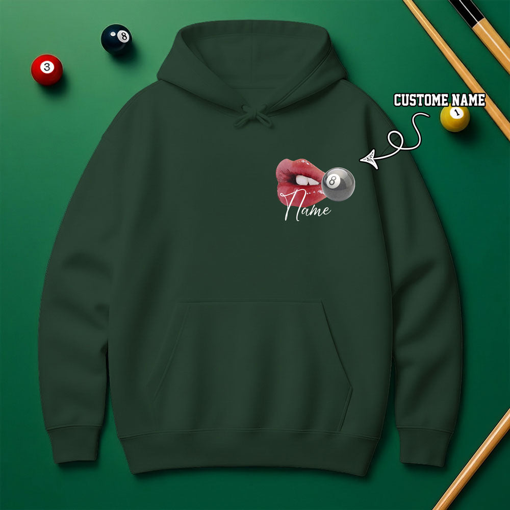 Custom Team Name Lip Lock 8-Ball Hoodie