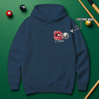 Custom Team Name Lip Lock 8-Ball Hoodie