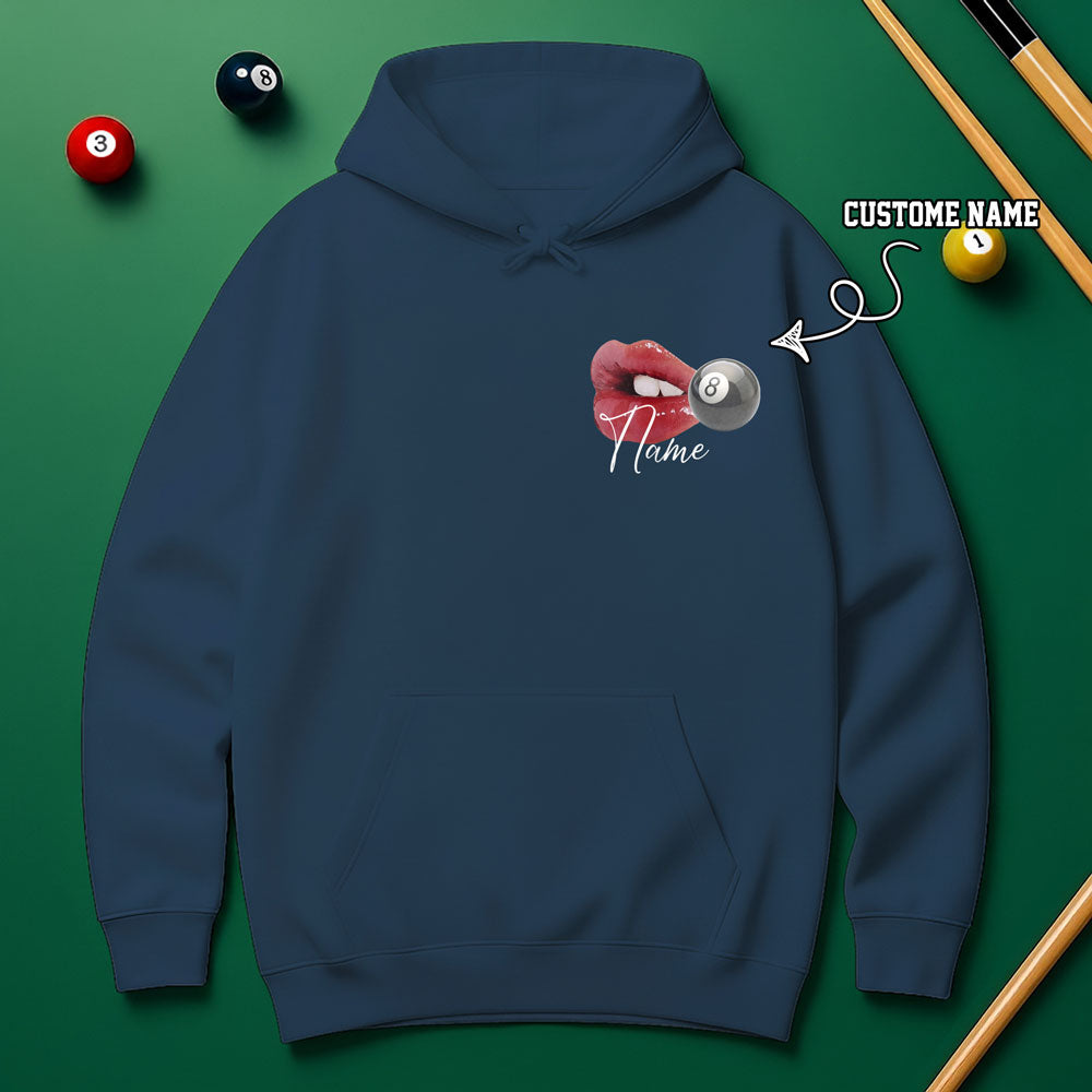 Custom Team Name Lip Lock 8-Ball Hoodie
