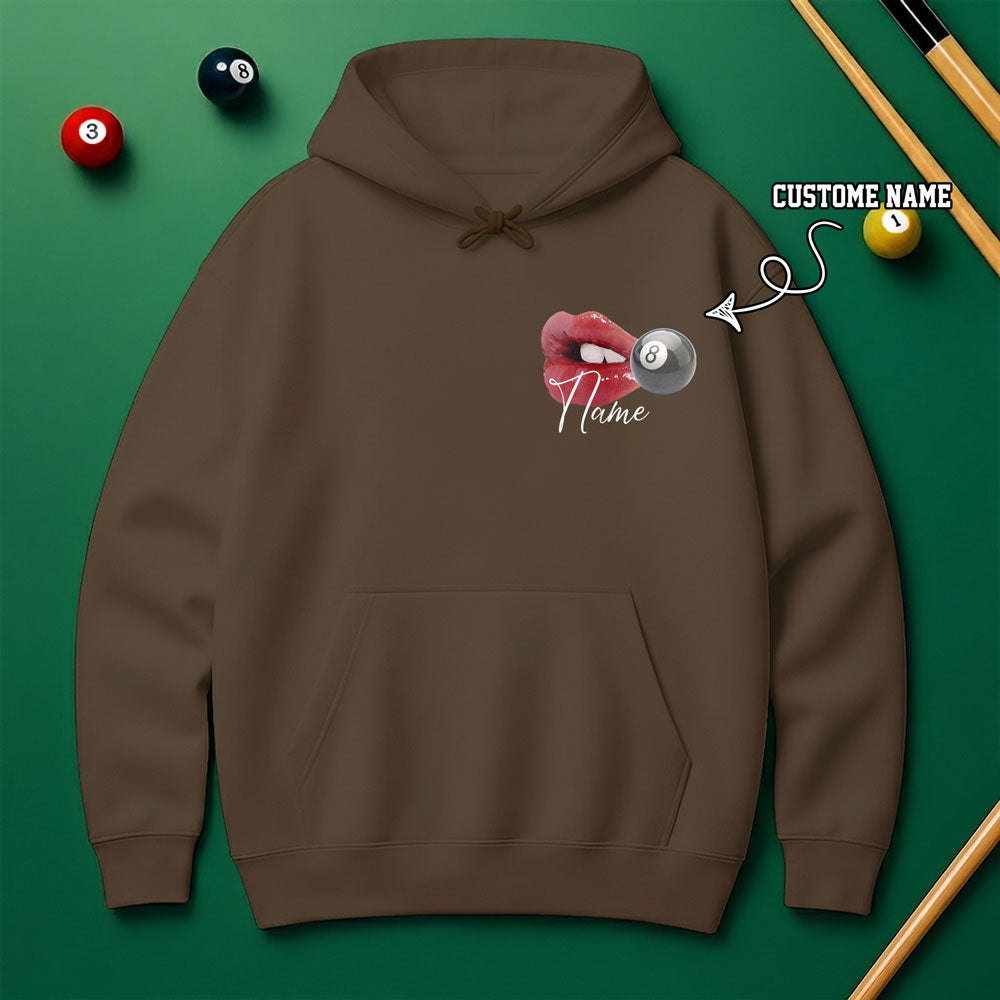 Custom Team Name Lip Lock 8-Ball Hoodie