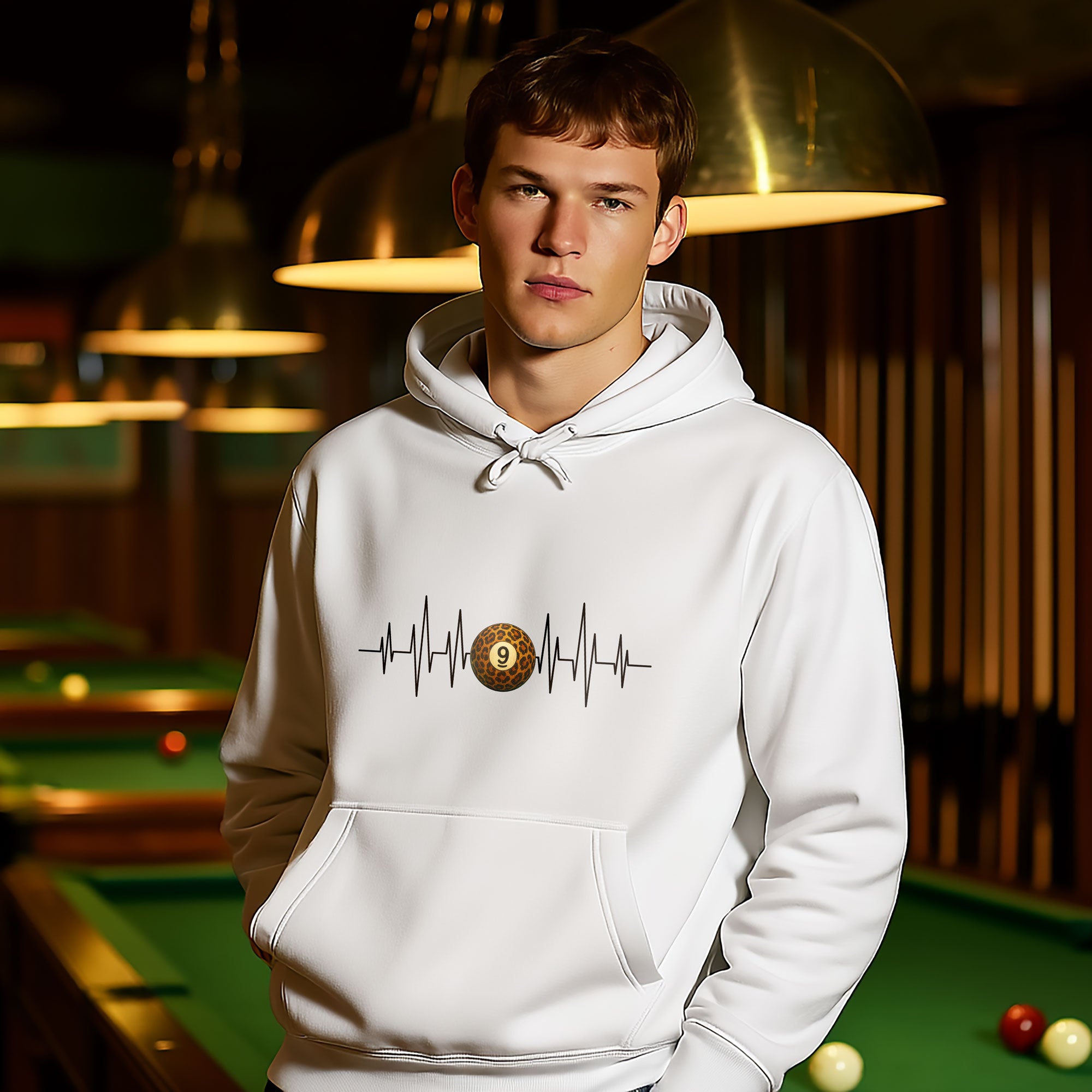 Love Billiards All In For Love And The Game - Hoodie