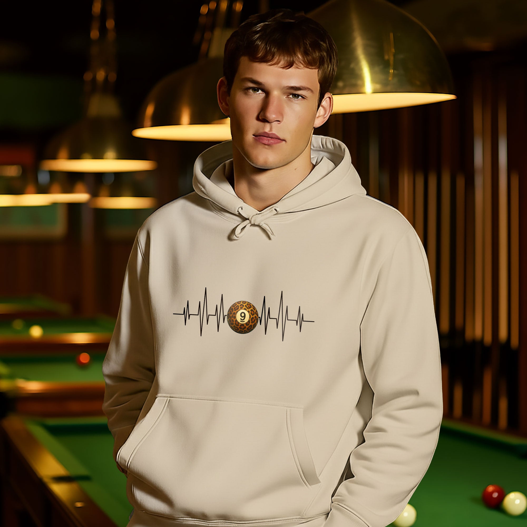 Love Billiards All In For Love And The Game - Hoodie