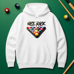 "Nice Rack" Billiards Humor Hoodie
