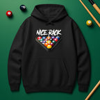 "Nice Rack" Billiards Humor Hoodie
