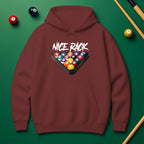 "Nice Rack" Billiards Humor Hoodie