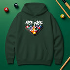 "Nice Rack" Billiards Humor Hoodie