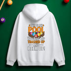 Pool & Beer Hoodie – Funny Billiards Sweatshirt for Pool Players