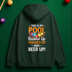 Pool & Beer Hoodie – Funny Billiards Sweatshirt for Pool Players
