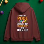 Pool & Beer Hoodie – Funny Billiards Sweatshirt for Pool Players