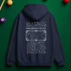 “Swearing Helps.” Billiards Rage Hoodie